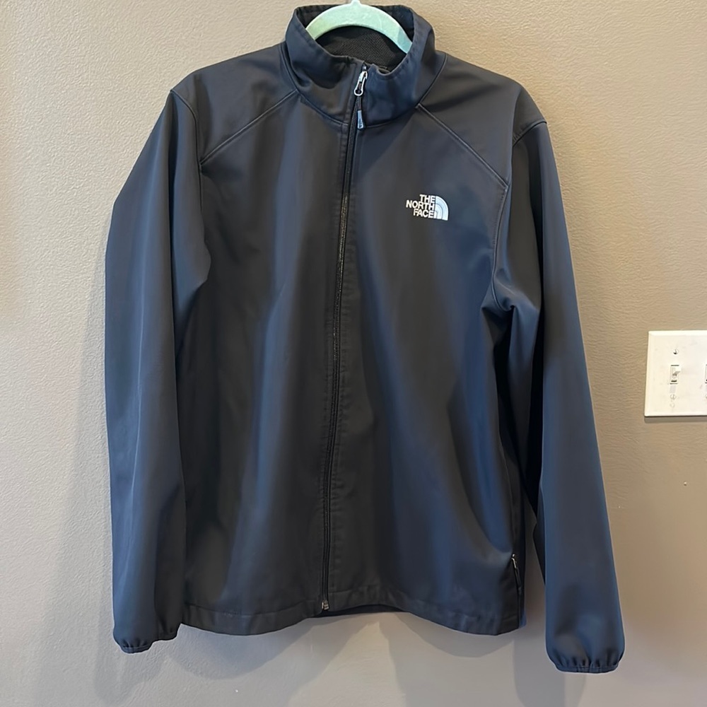 THE NORTH FACE Black Mens Sz large Full Zip Jacket